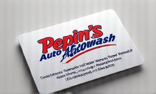 Pepin's Autowash branded gift card