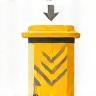 Icon for responsible waste disposal practices